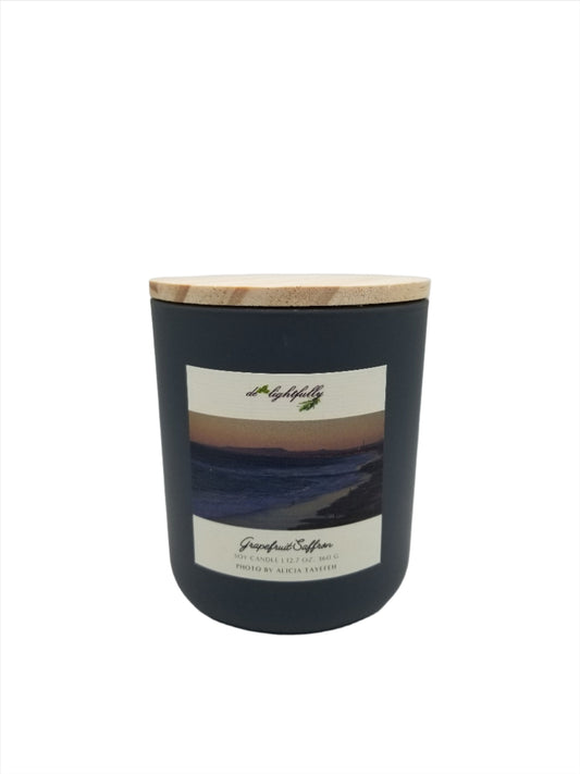 Grapefruit Saffron Hand Poured Soy Candle