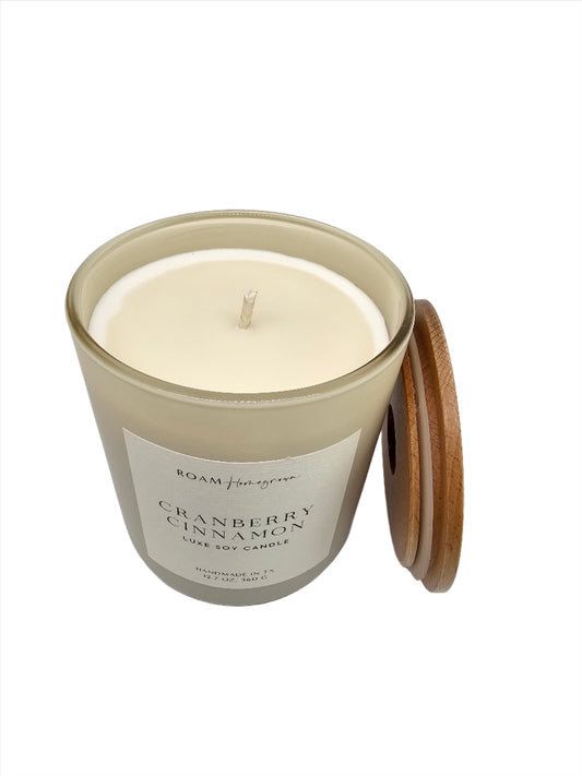 Cranberry Cinnamon Soy Candle