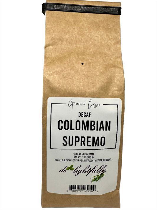 Columbian Supremo Decaf Single Origin Coffee