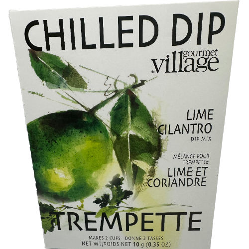 Gourmet Village Chilled Dip - Trempette Lime Cilantro