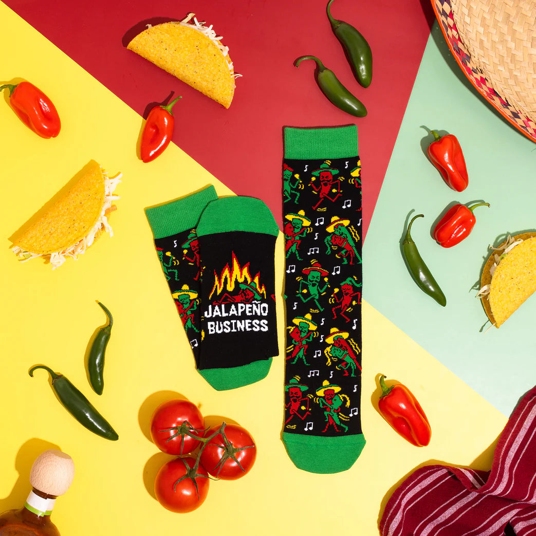 Jalapeno Business Socks