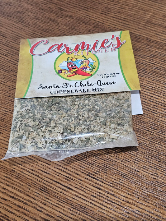 Santa Fe Chile Queso- Cheese Ball Mix .09 oz