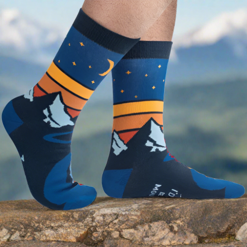 I'd Rather Be in the Mountains Socks