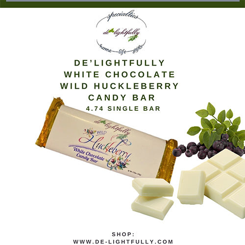 Wild Huckleberry Chocolate Bar (single bar)